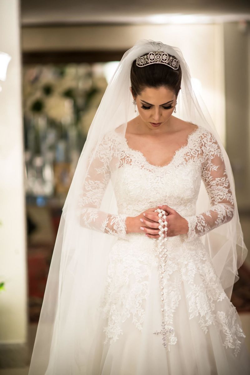 vestido noiva classico