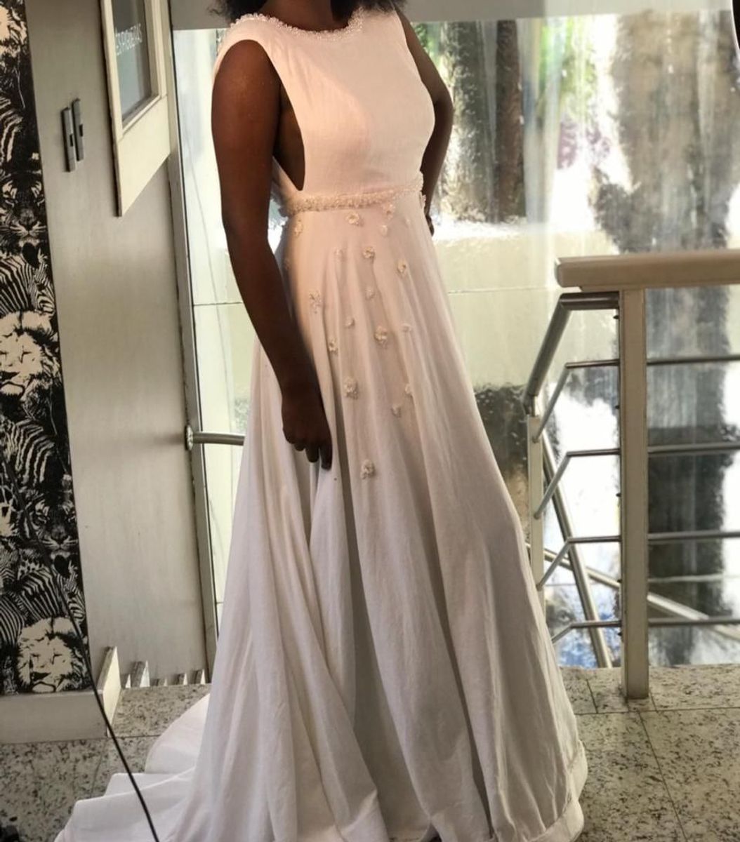 vestido de linho para casamento