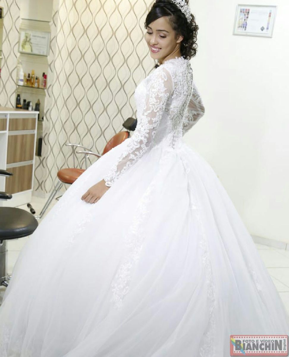 vestido estilo princesa noiva