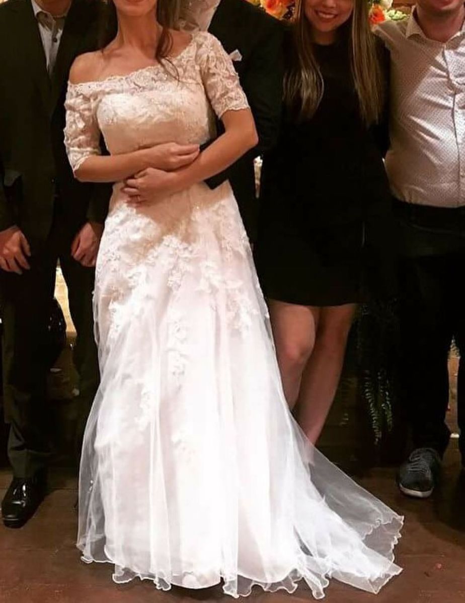 vestido de noiva evase