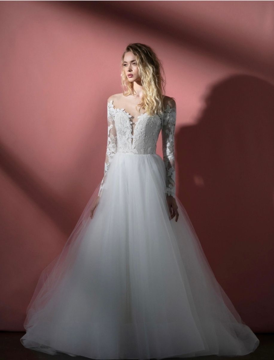 Vestido de Noiva Hailey Paige Vestido de Festa Feminino Hayley Paige Nunca Usado 101041031 enjoei