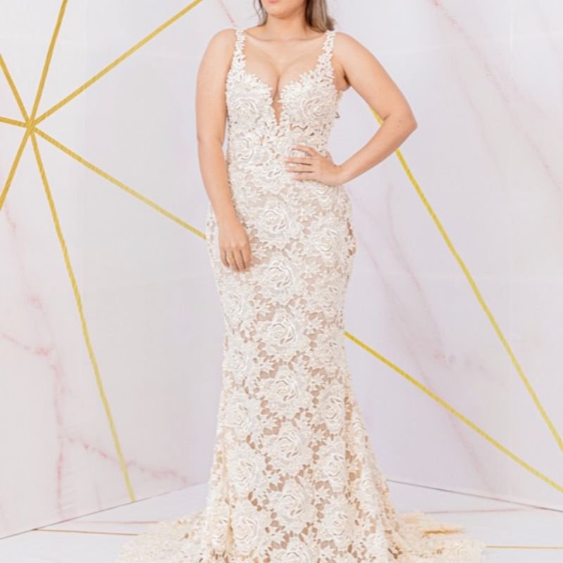 Robe Suzi Branco Rendado - Barbara Melo