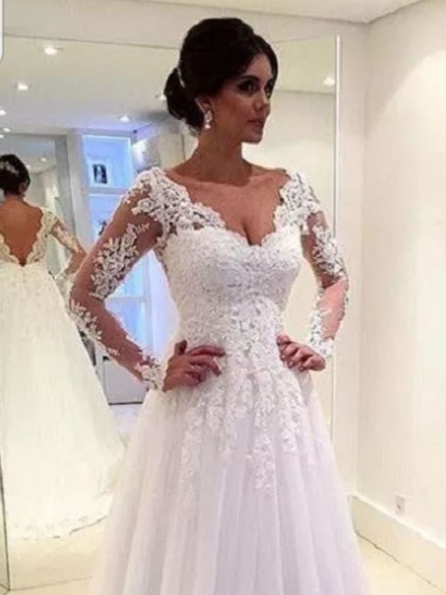 vestido de noiva maravilhoso
