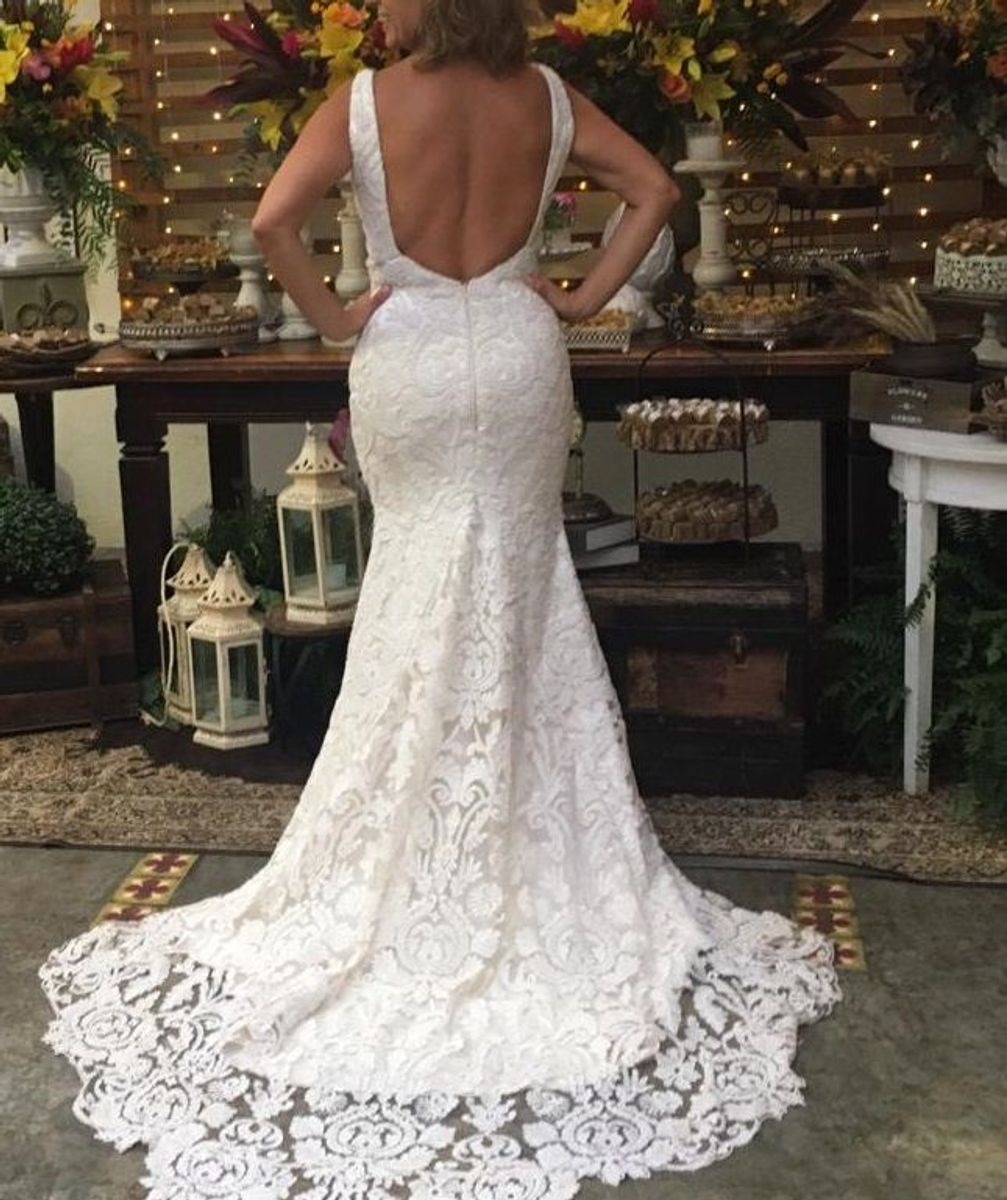 vestido de noiva maravilhoso