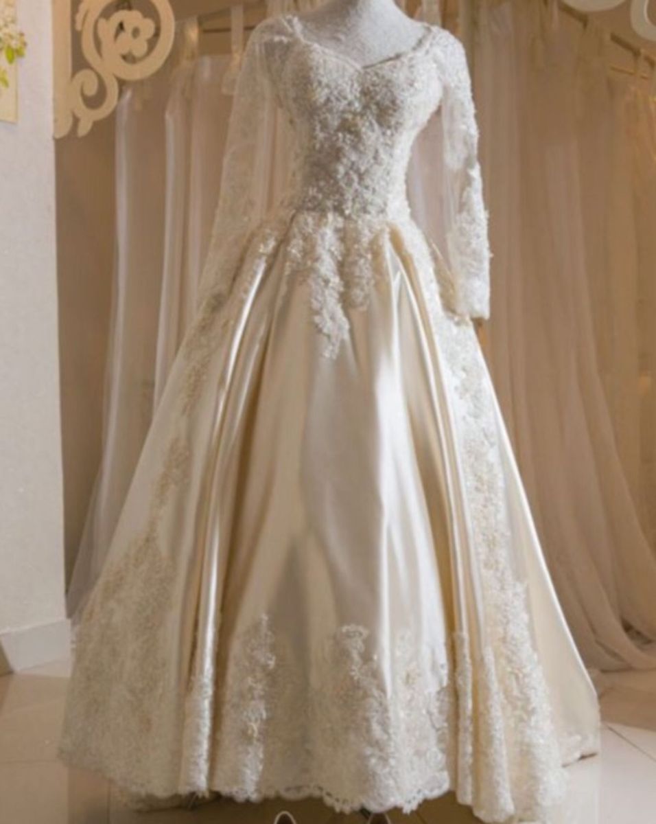 vestido de casamento off white