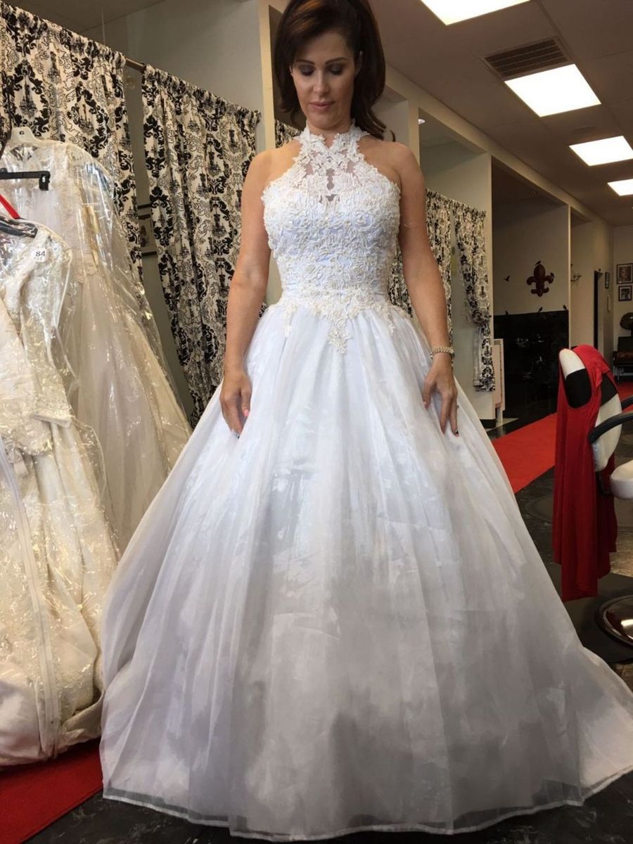 vestido de casamento com brilho