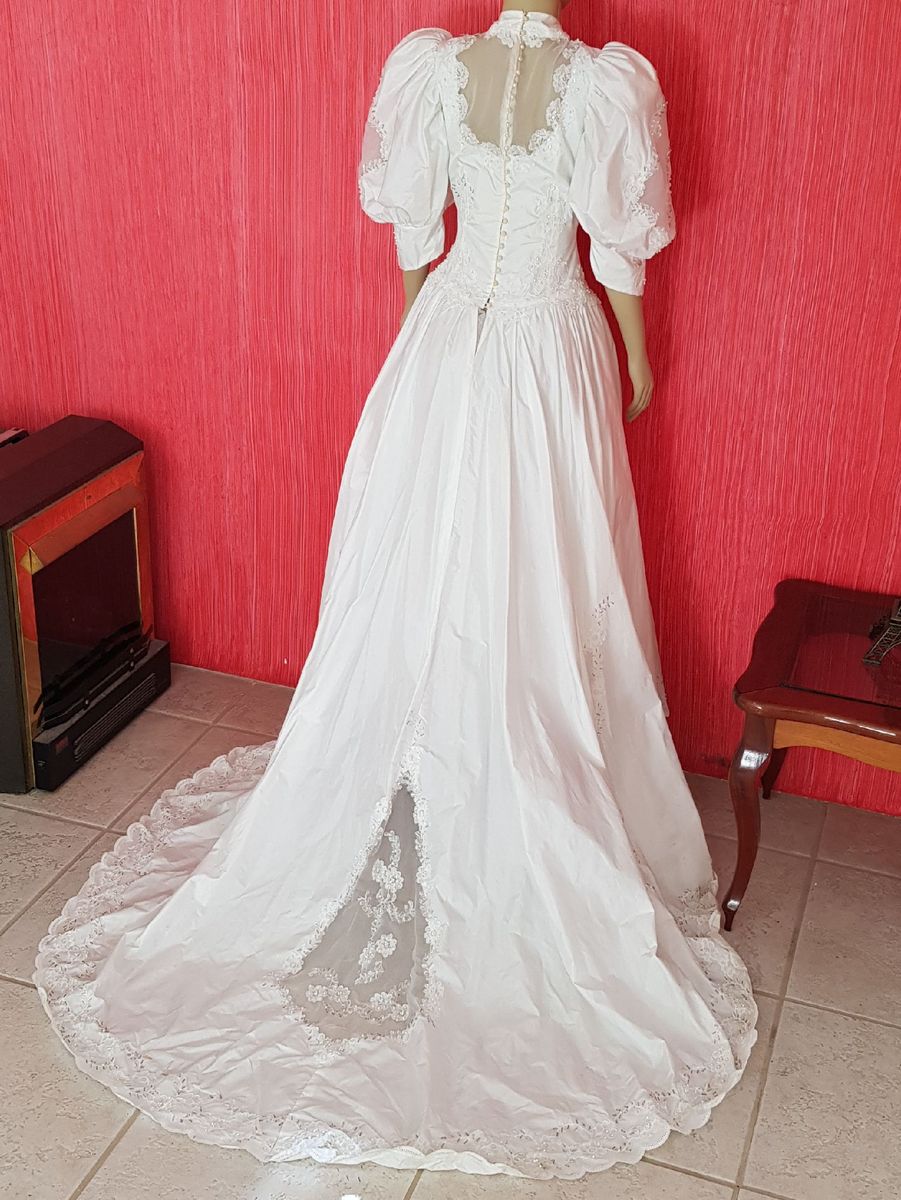 manga bufante vestido de noiva