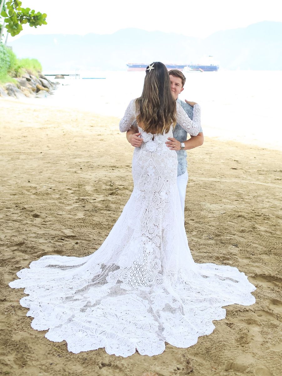 vestido de casamento de renda