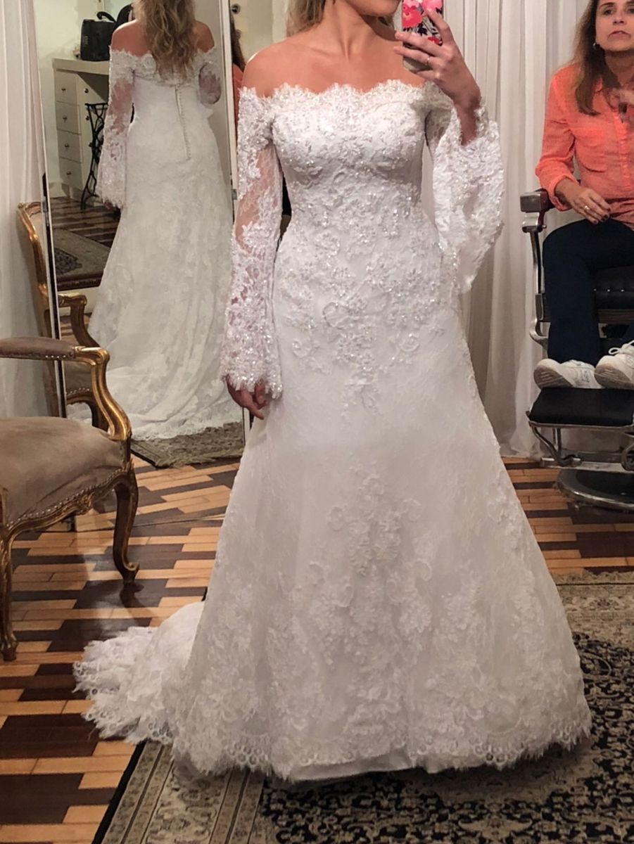 vestidos de noiva rosa clará 2019