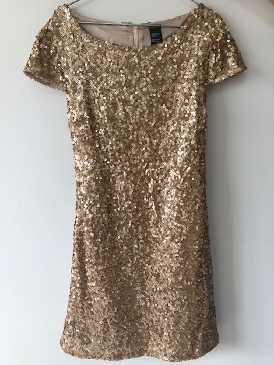 vestidos de paete dourado