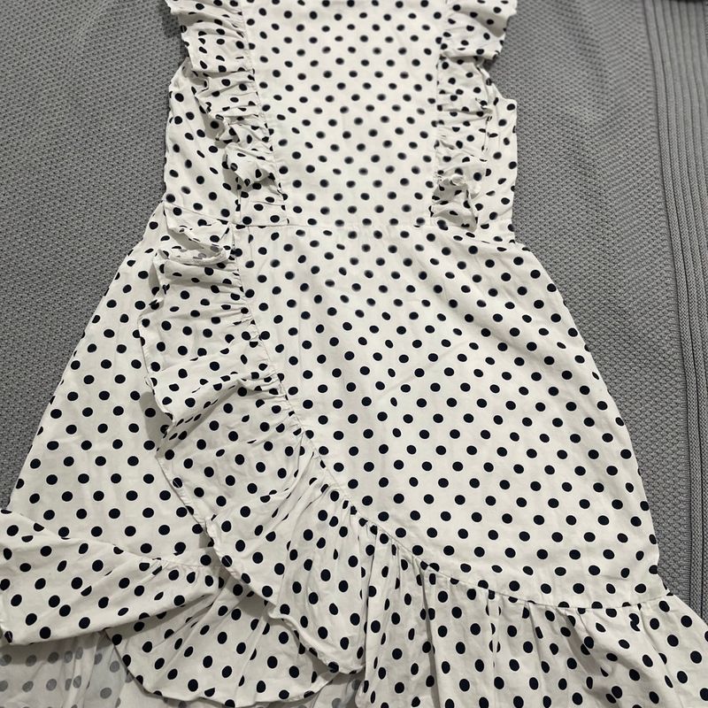 Vestido infantil preto de bola branca cheap
