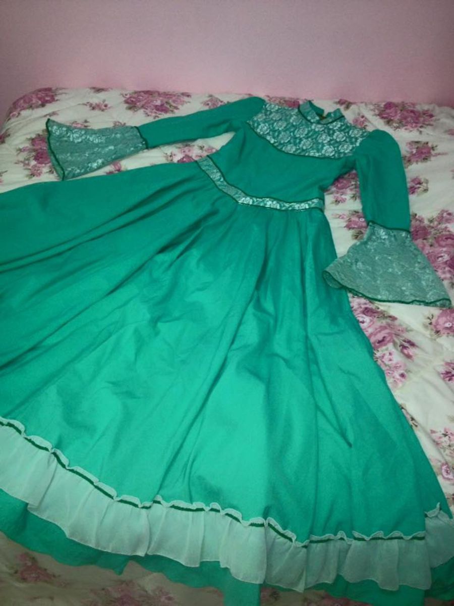 vestido de prenda usado