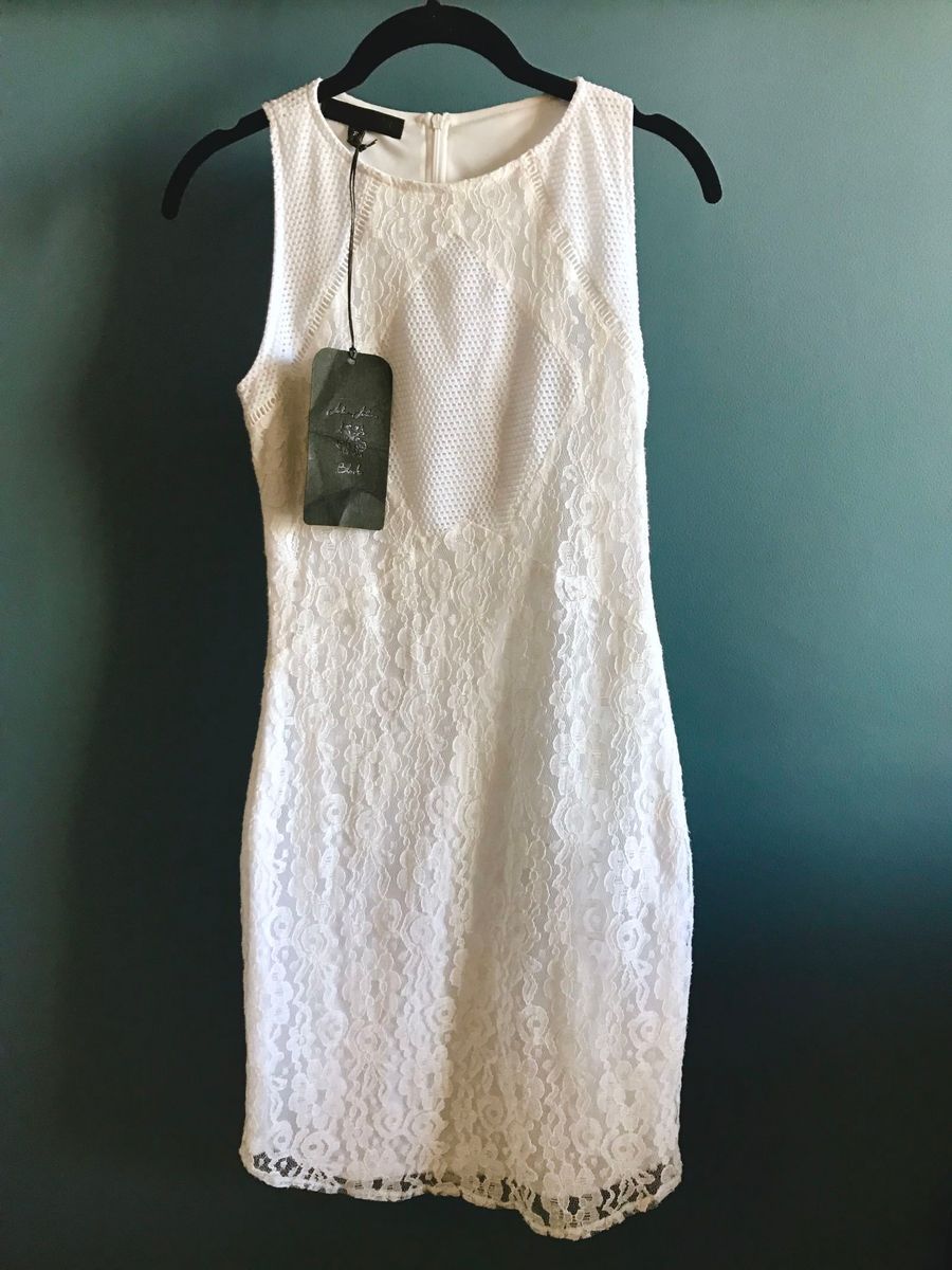 vestido john john branco