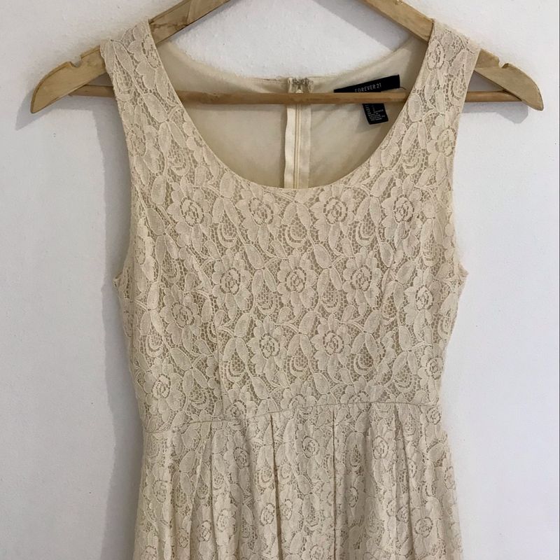 Forever 21 sale white lace dress