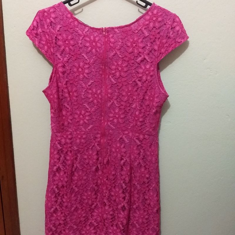 Vestido tubo best sale de renda