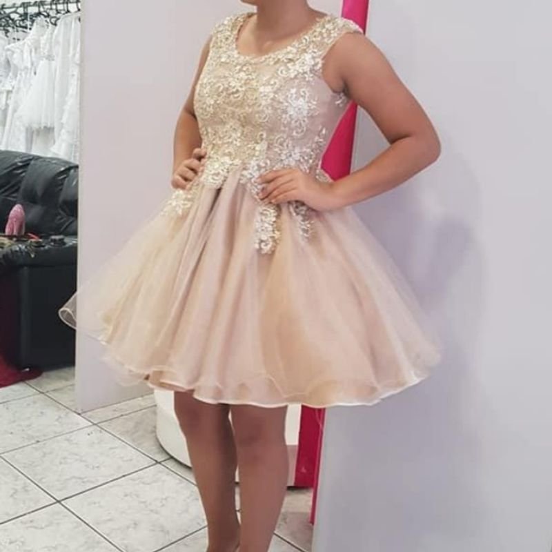 Vestido Debutante (15 Anos) Dourado