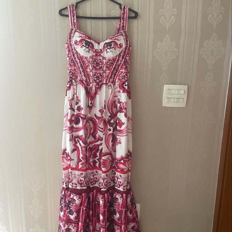 Marina Ruy Barbosa Dolce Gabbana Vestido Rosas Vermelhas Vestido