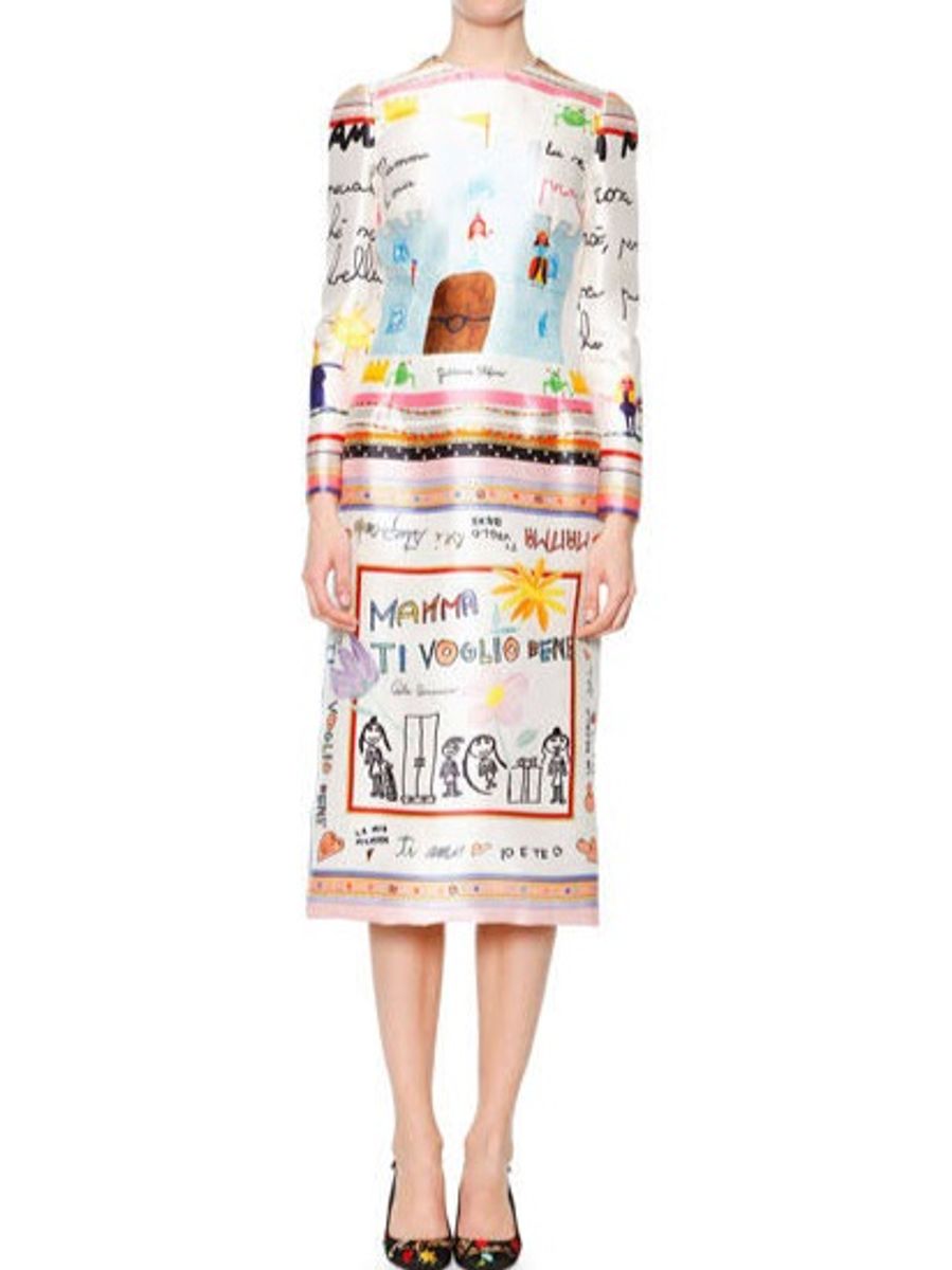 vestido dolce gabbana inspired
