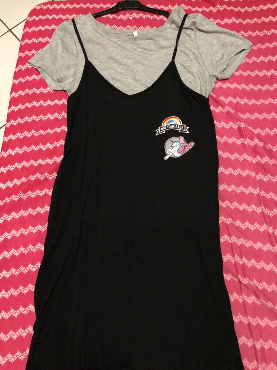 vestido cinza renner