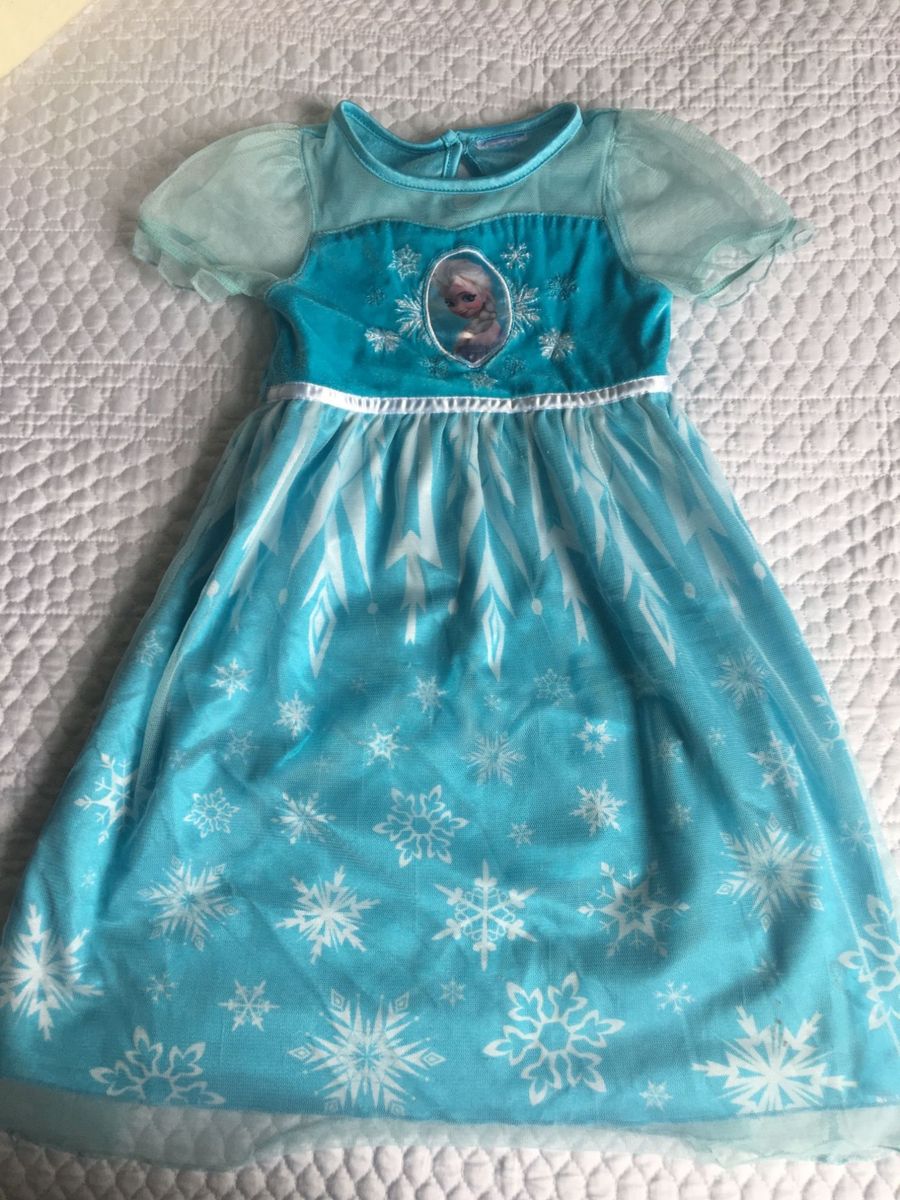 vestido frozen 3 anos