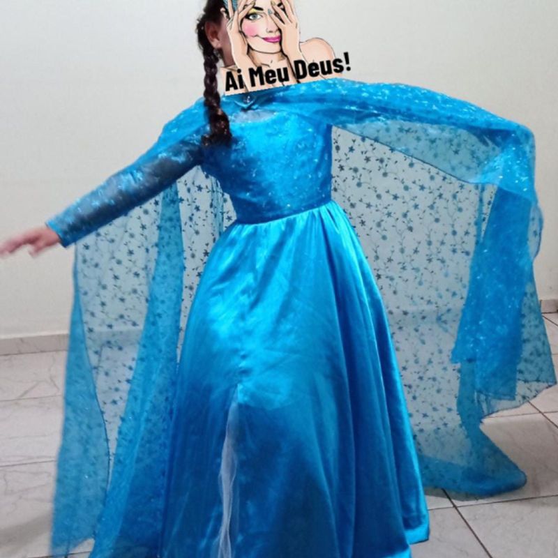 Roupa de hot sale frozen