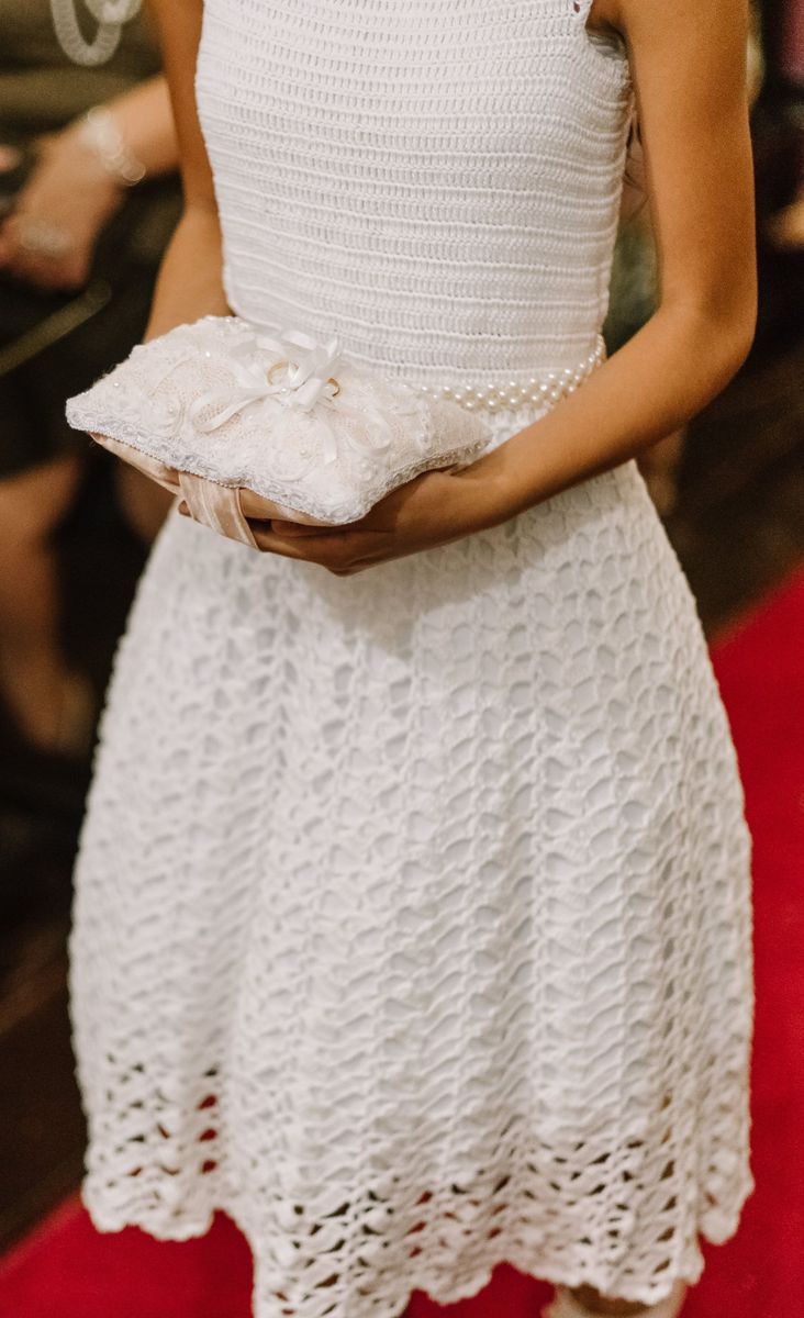 vestido de crochê para menina de 2 anos