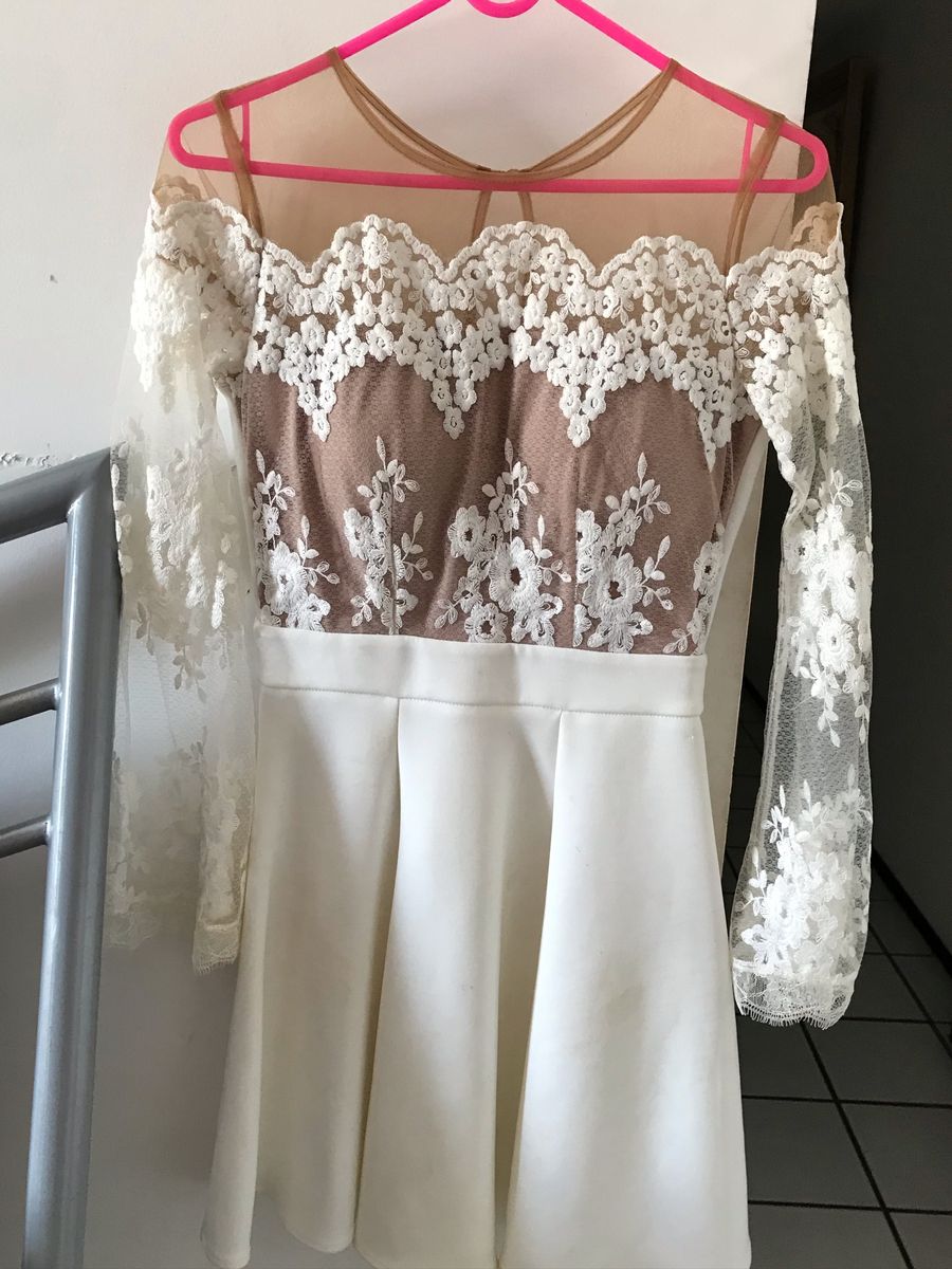vestido branco classico