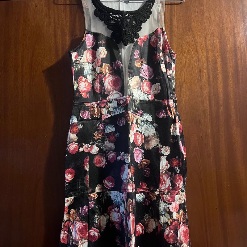 Vestido floral best sale esporte fino