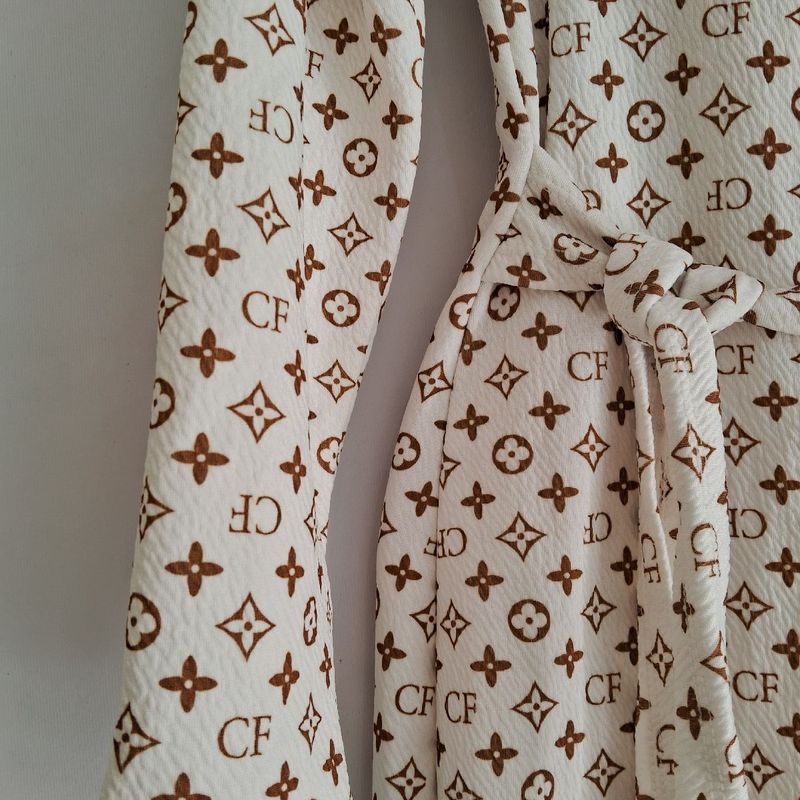 Vestido Louis Vuitton Original Estampado Feminino