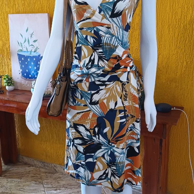 VESTIDO TRANSPASSADO LOUIS VUITTON TAM UNICO