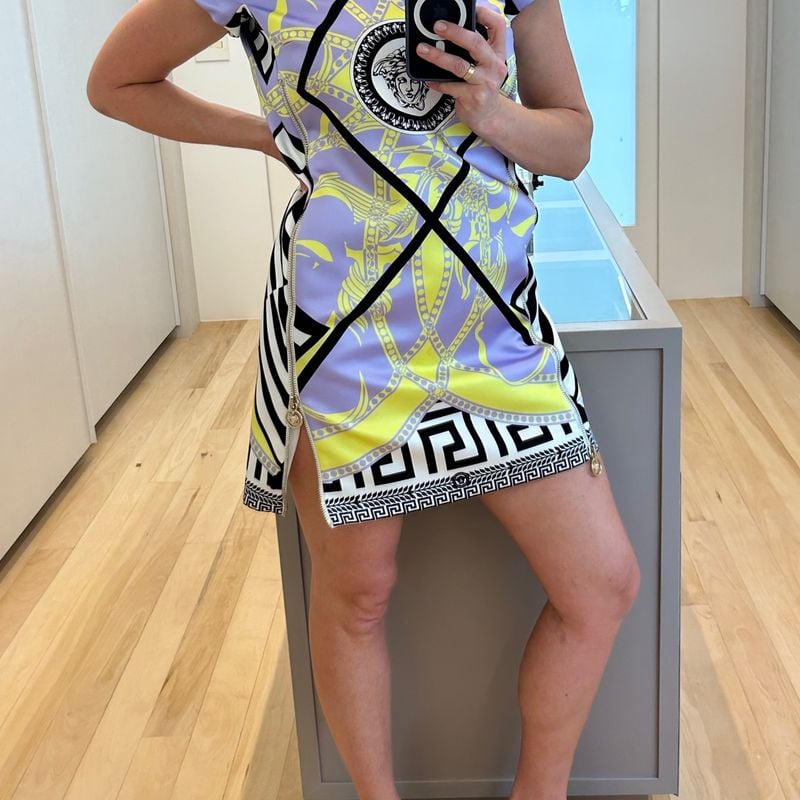 Vestido Estampado Tubinho Versace Gianni Versace Usado 92417963