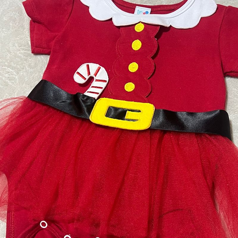 Vestido Fantasia Natal Tip Top Anos Roupa Infantil para Menina Tip Top  Usado 89293413 enjoei