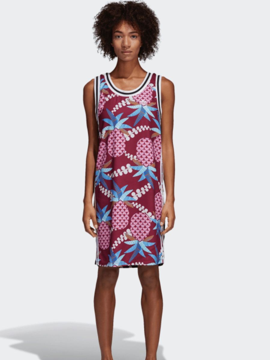 vestido farm adidas