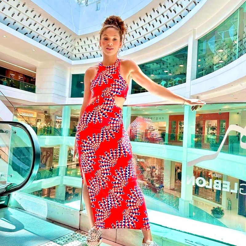 adidas farm psychedelic wave red dress Vestido Farm Adidas Psychedelic Wave Vermelho G | Farm Nunca Usado  100176827