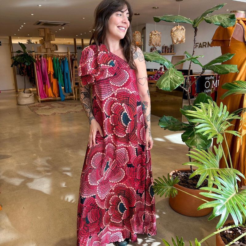 Vestido floral nina store farm