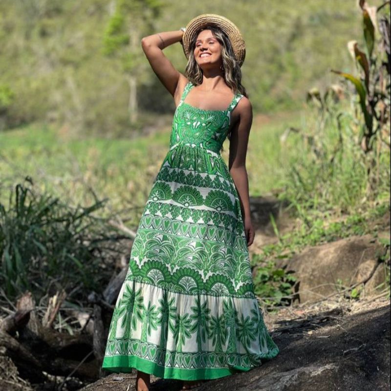 Farm cheap vestido verde