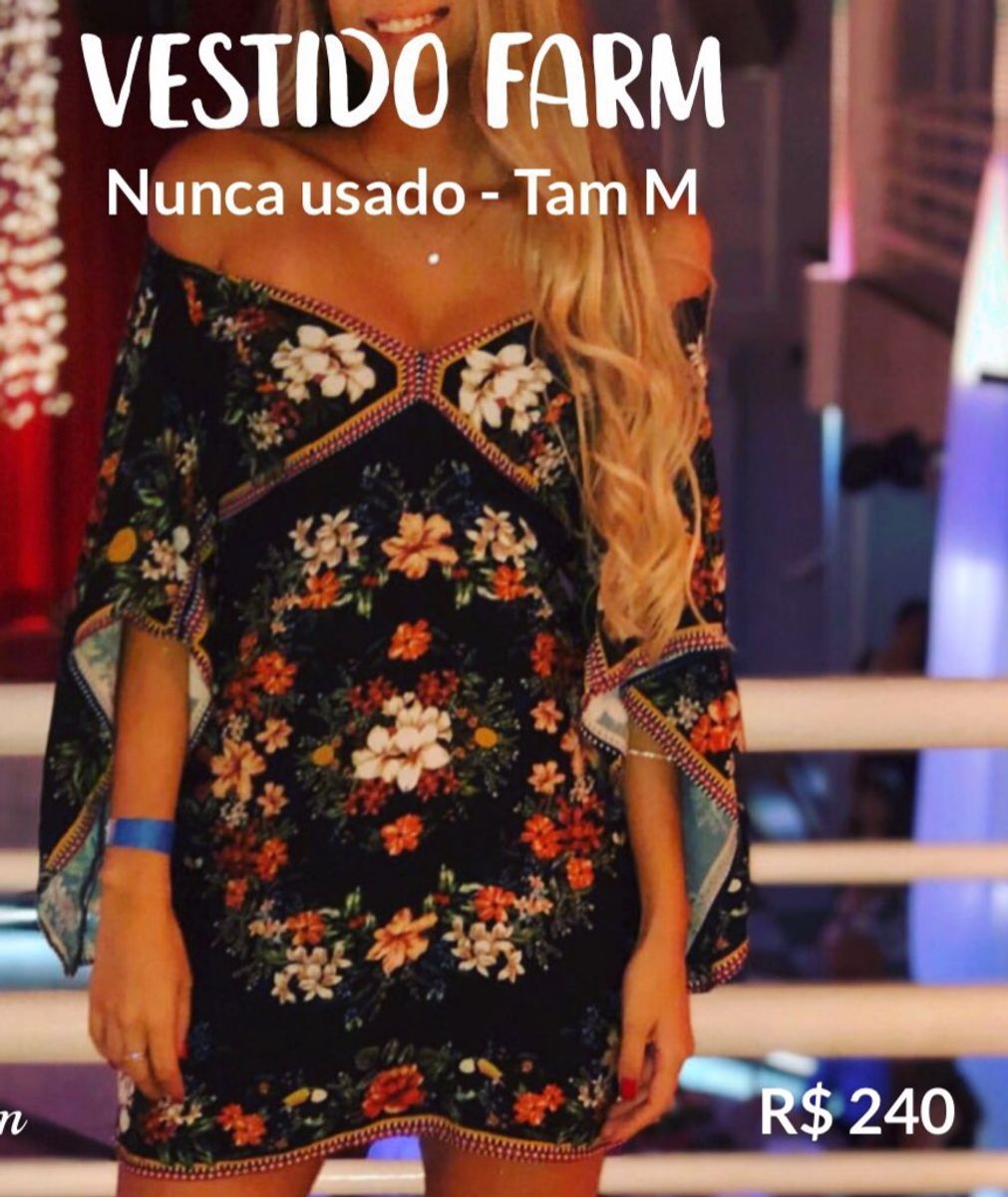 enjoei vestido farm