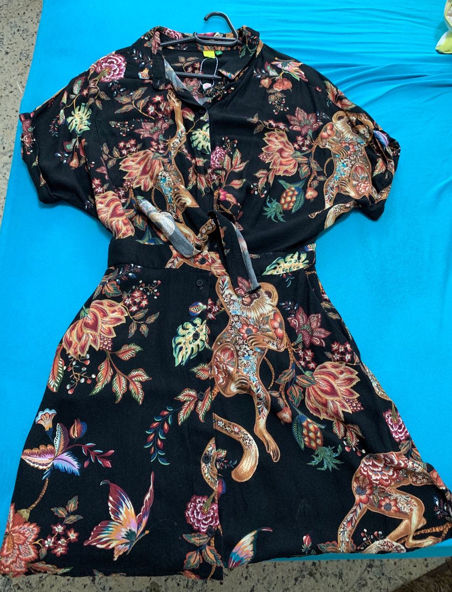 vestido camisa no farm