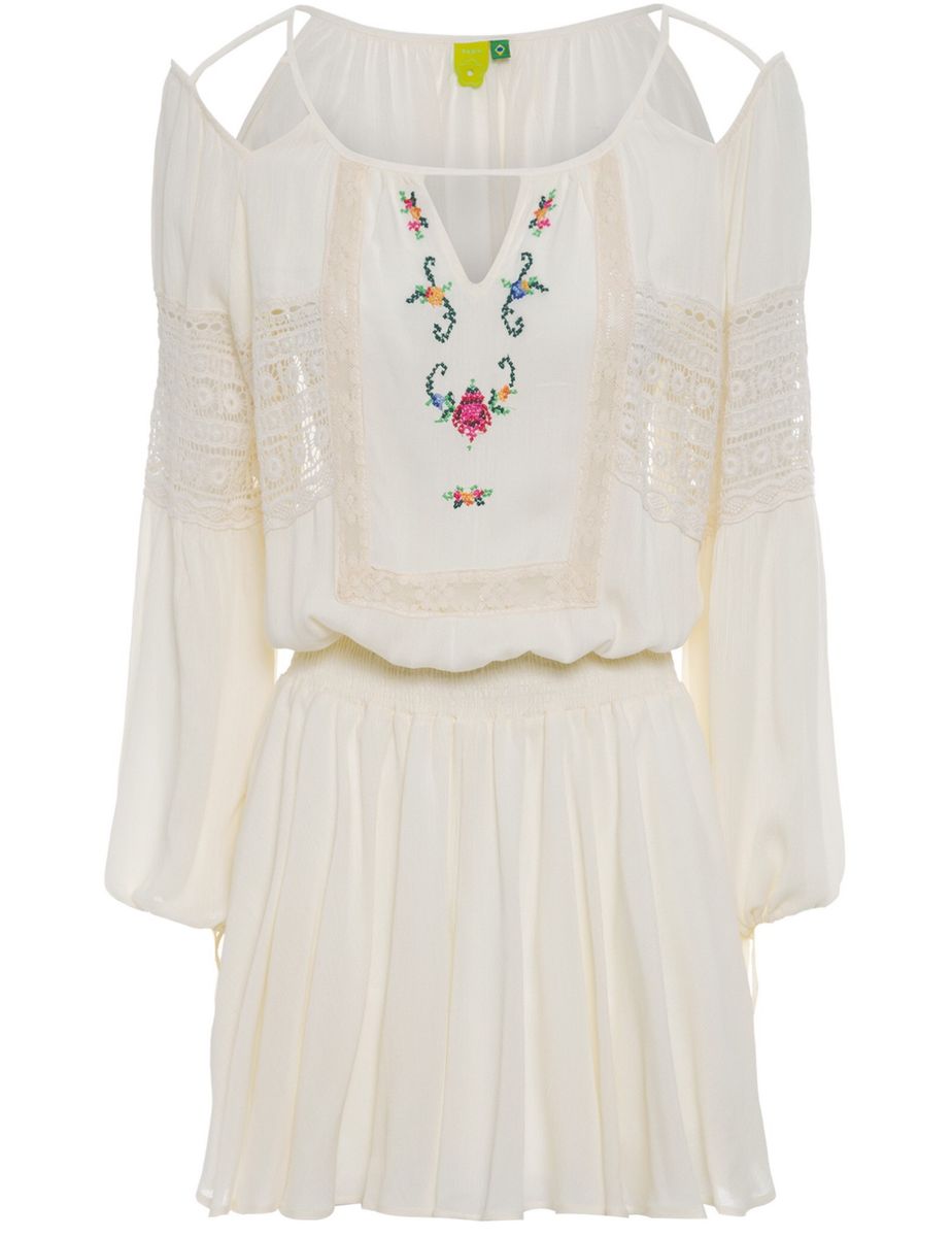 vestido em ponto cruz