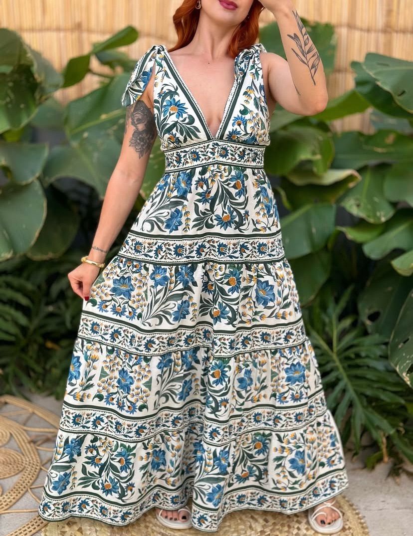 Vestido Farm Rio Estampa Manoela Pp | Vestido Feminino Farm Usado ...