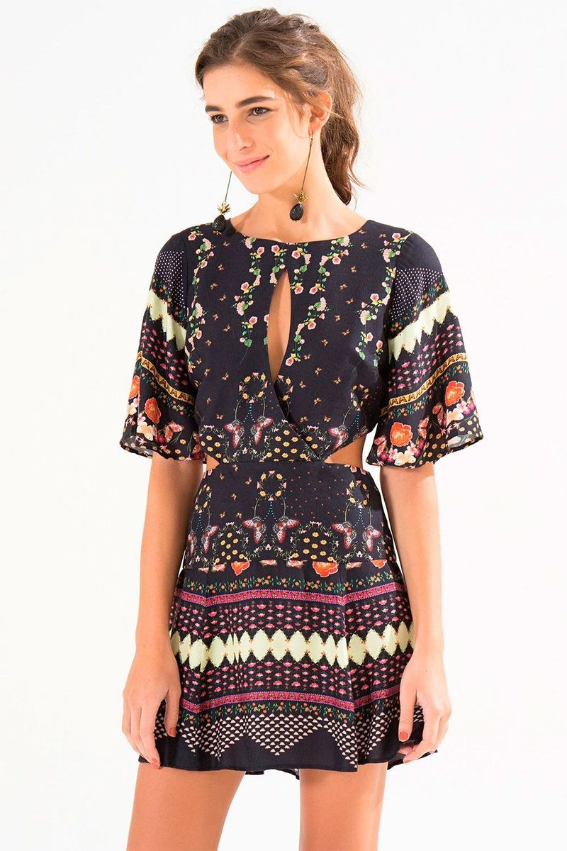 vestido luau farm