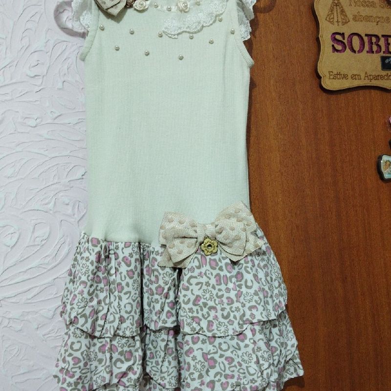 Vestido Festa Gabriela Aquarela Usado 94091037 enjoei