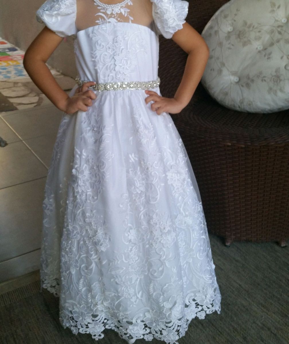vestido formatura infantil abc
