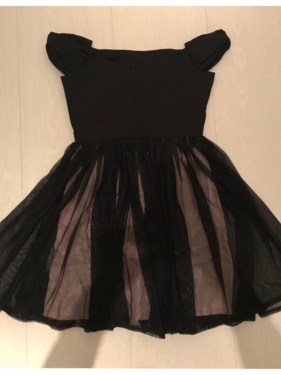 vestido antix preto