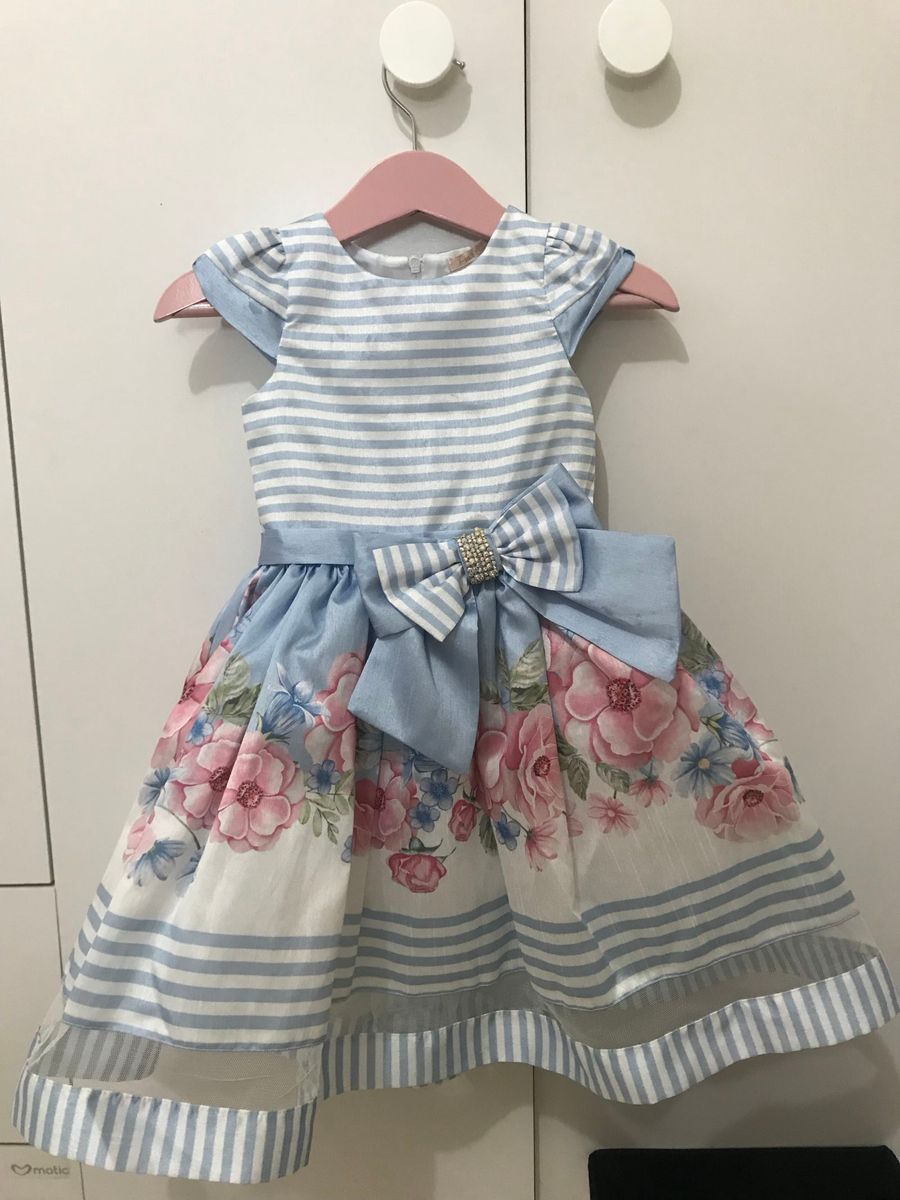 vestido petit cherie azul