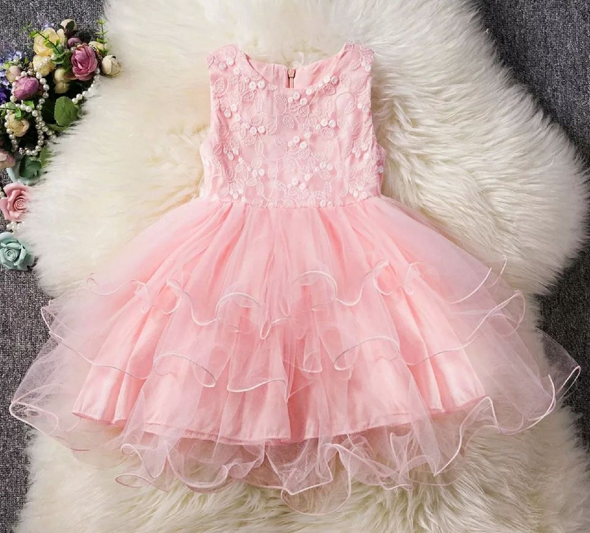 vestido de festa infantil de 1 ano