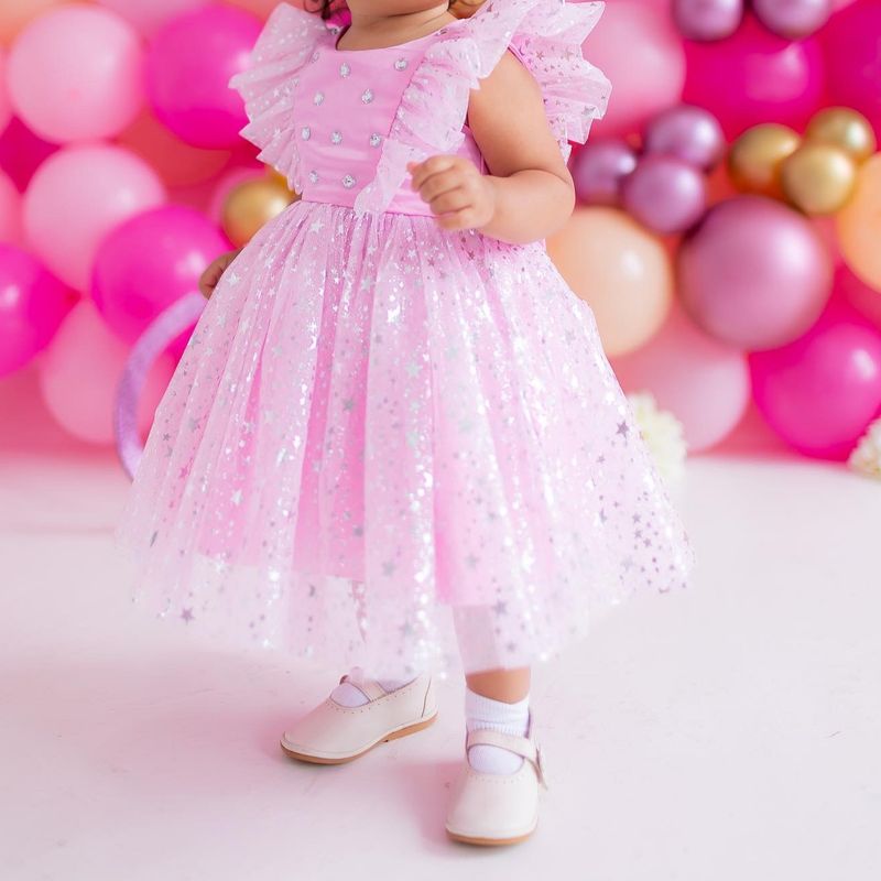 Vestido de festa para 2024 bebê de 1 ano