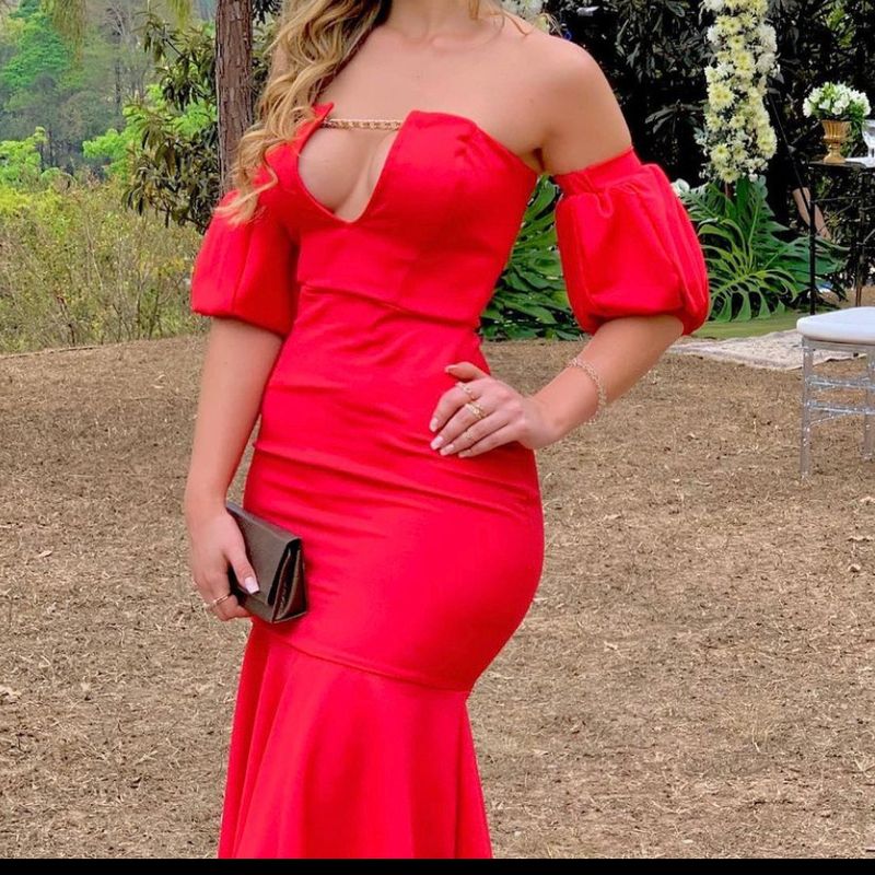 Vestido para hot sale casamento vermelho