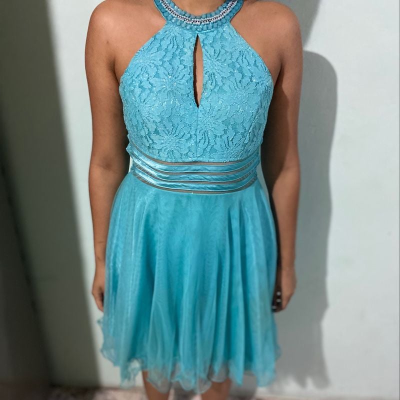 Vestido Festa Curto Vestido Feminino Usado 87237992 enjoei