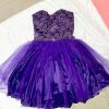 vestido festa curto roxo - festa e formatura 